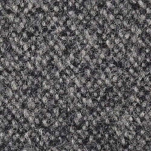 1960s Men's Charcoal Gray Tweed Overcoat Lined in Red Plaid