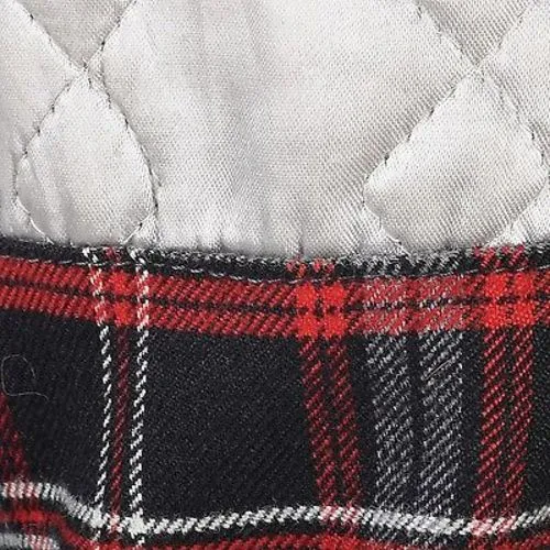 1960s Men's Charcoal Gray Tweed Overcoat Lined in Red Plaid