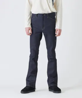 【75%OFF】Flared skinny denim pants - INDIGO