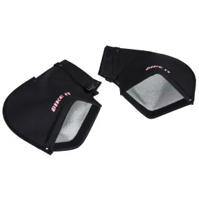 BIKE IT COURIER MOTORCYCLE BIKE HANDLEBAR WIND RAIN THERMAL FLEECE LINED MUFFS