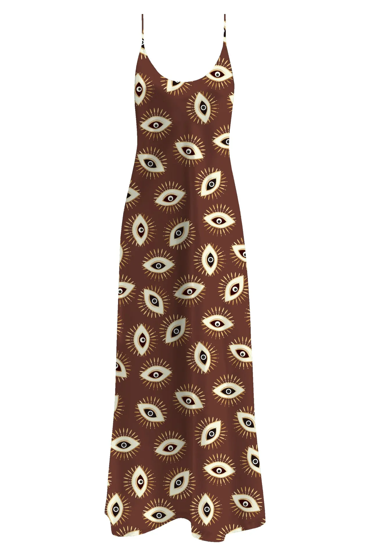 Brown Cami Dress for Women