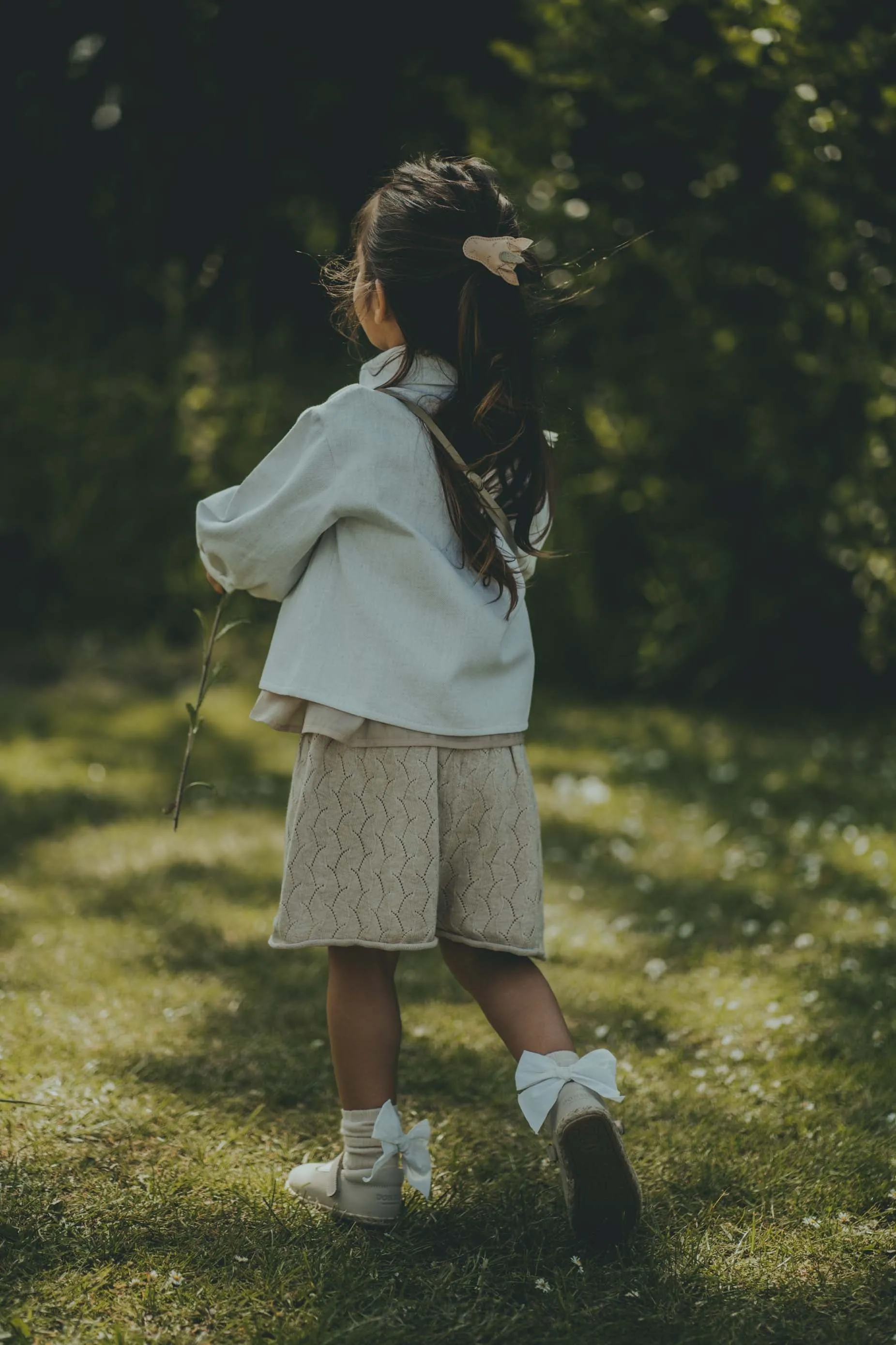 Canae Shorts | Lavender Brown Melange