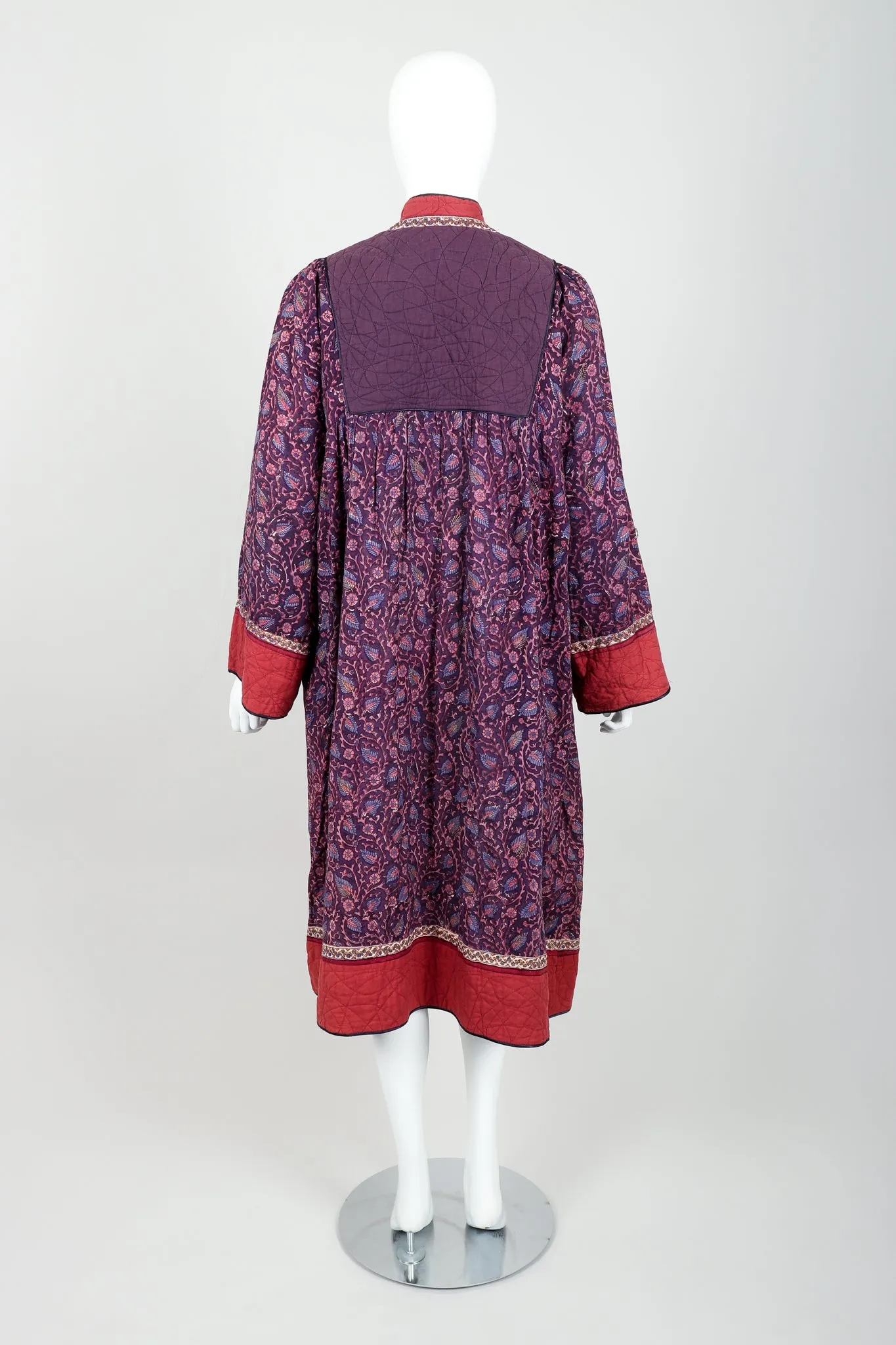 Cotton Gauze Quilted Yoke Dress