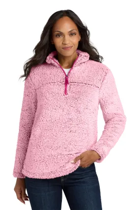 EMBROIDERED - L130 - Port Authority® Ladies' Cozy 1/4-Zip Fleece Sweater
