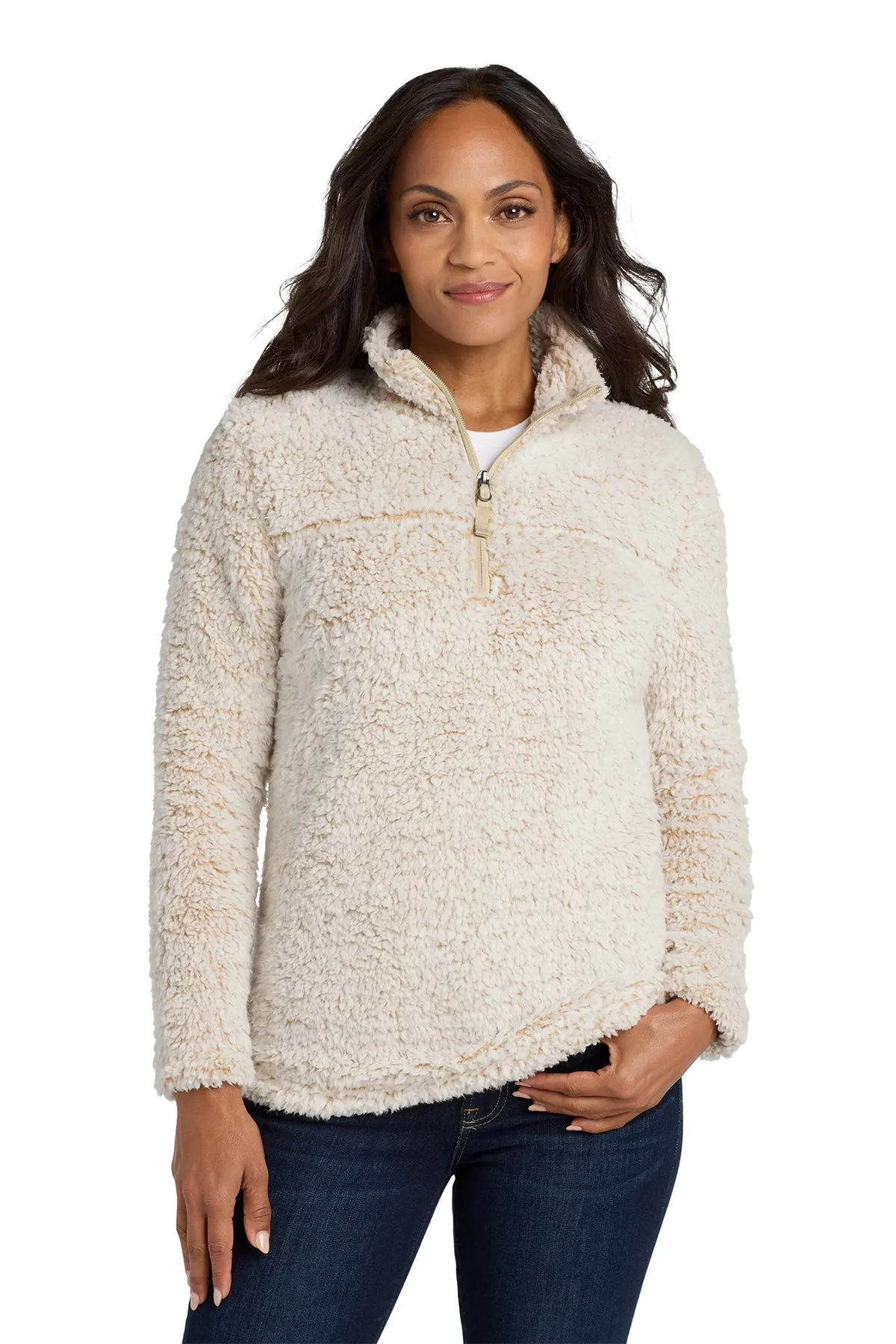 EMBROIDERED - L130 - Port Authority® Ladies' Cozy 1/4-Zip Fleece Sweater
