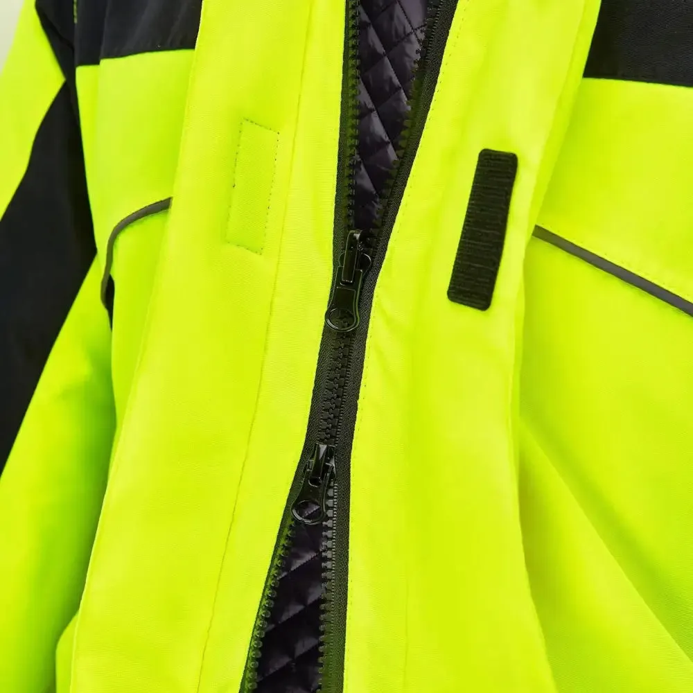 Equisafety Polite Hi Vis Winter Inverno Equestrian Jacket