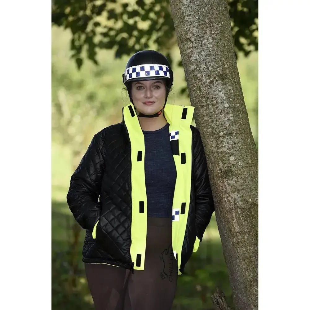 Equisafety Polite Hi Vis Winter Inverno Equestrian Jacket