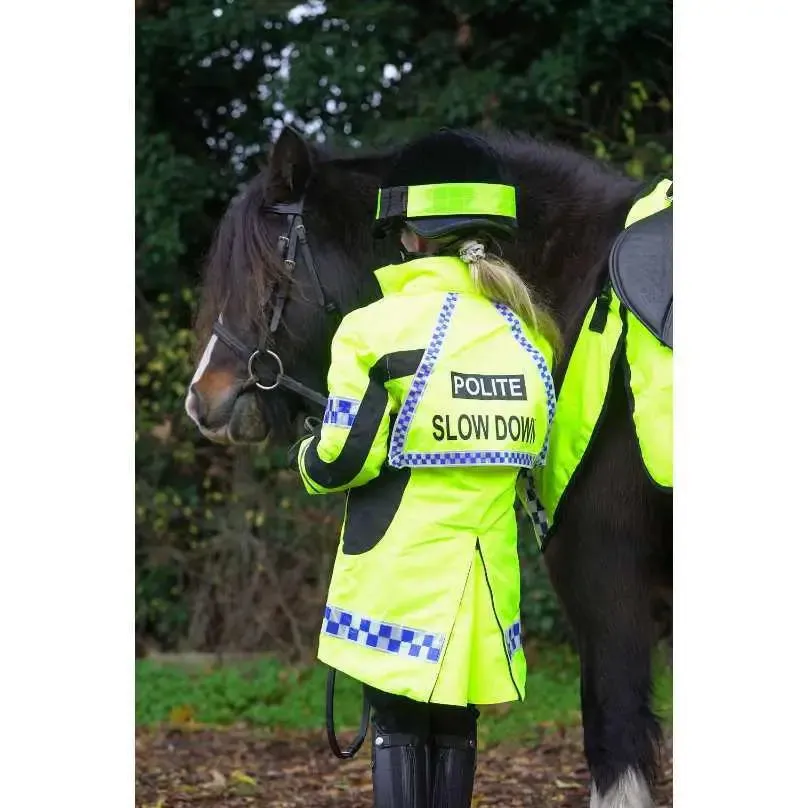 Equisafety Polite Hi Vis Winter Inverno Equestrian Jacket