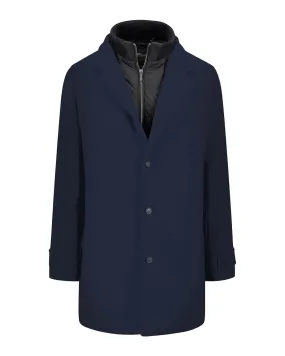 Fynch-Hatton Standcollar Navy Coat
