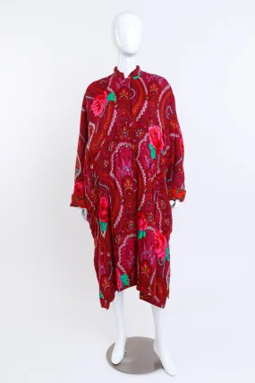 Rose & Paisley Quilted Coat