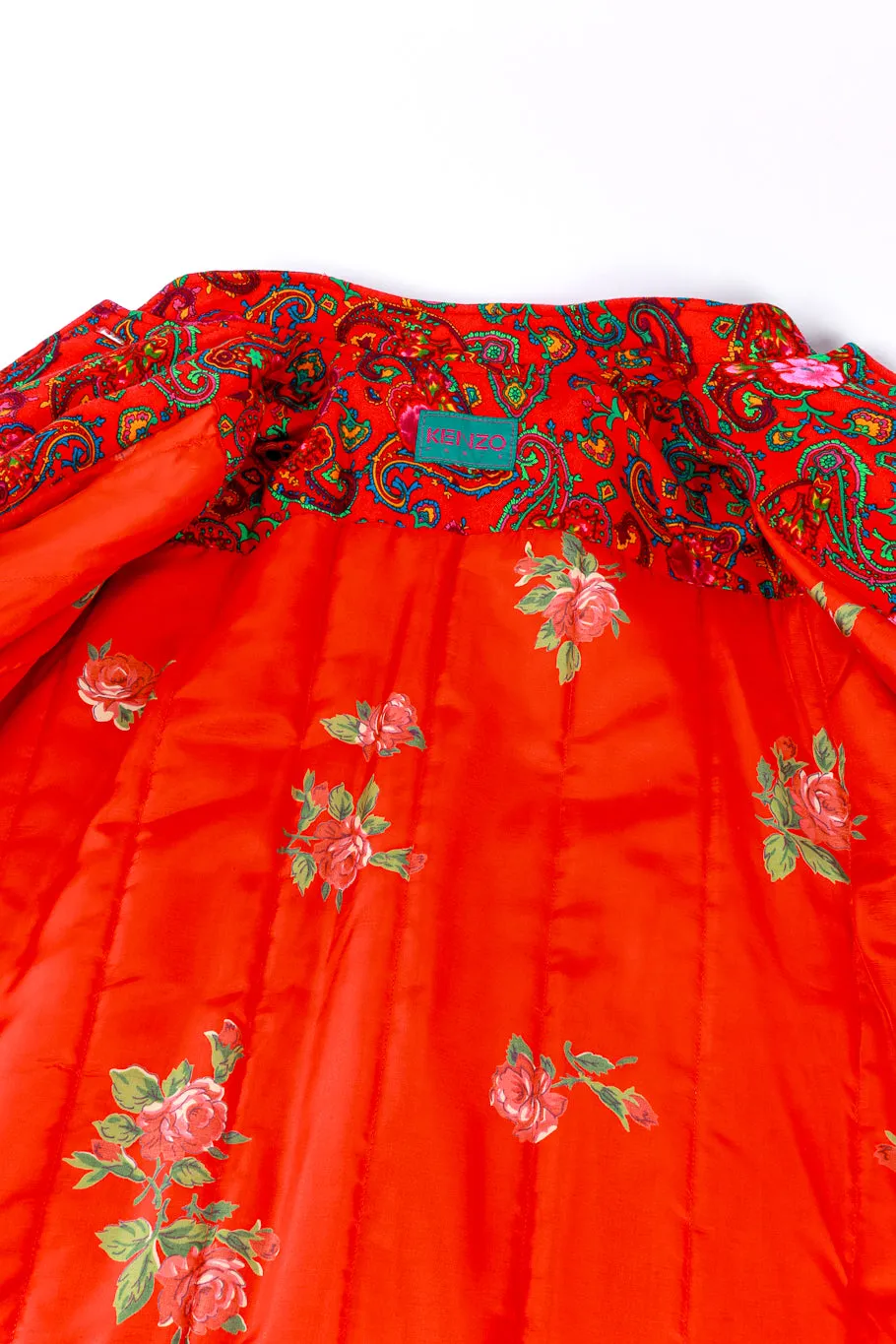 Rose & Paisley Quilted Coat