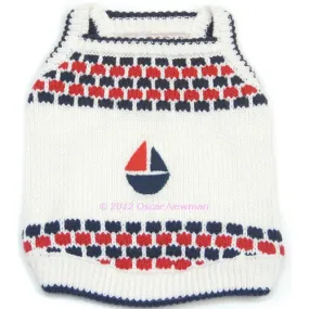 Sail Boat Regatta Knitted Tank