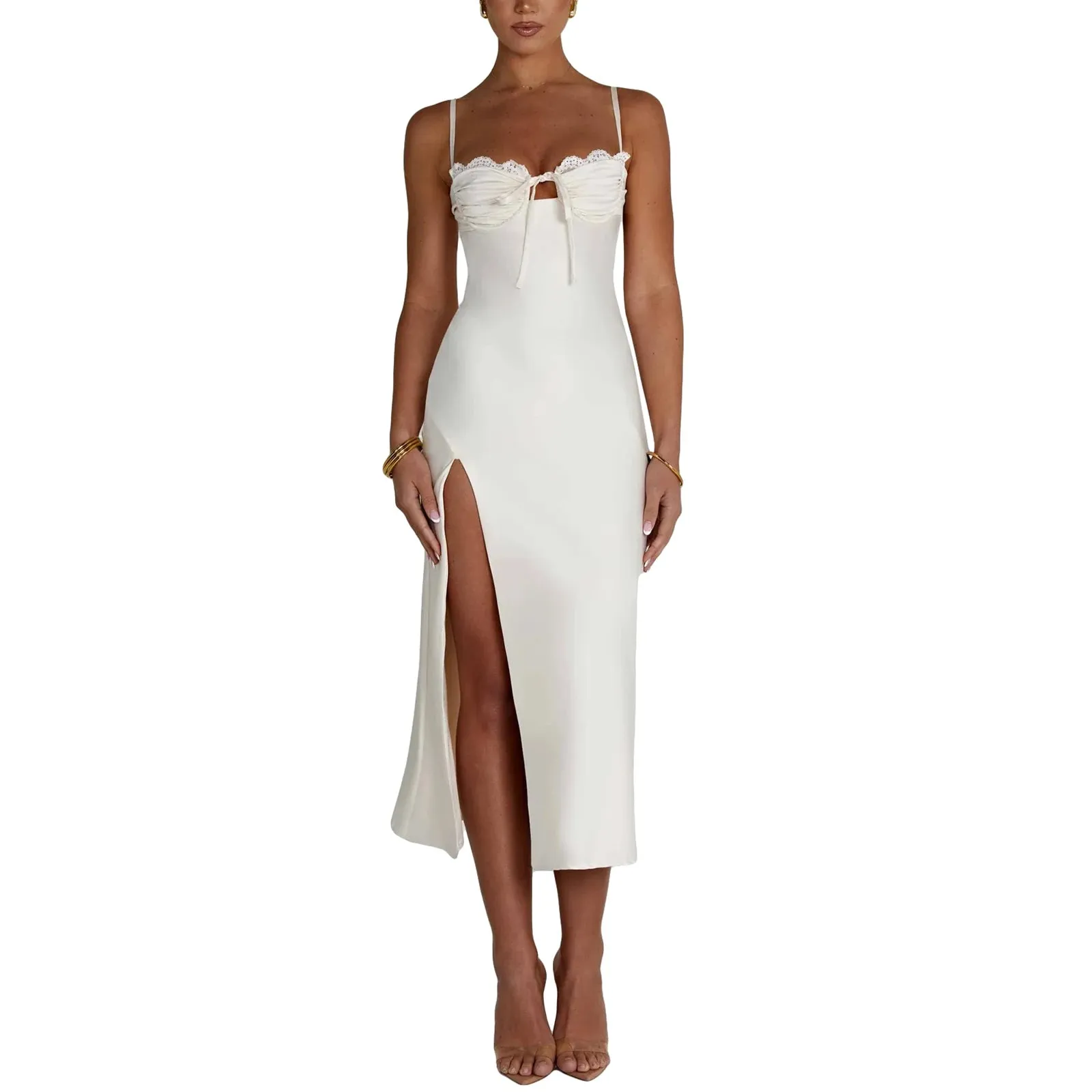 Summer Beach Party Dress Y2k Long Dress Sleeveless Spaghetti Strap Sexy Maxi Bodycon Dresses Black Women Outfits Birthday