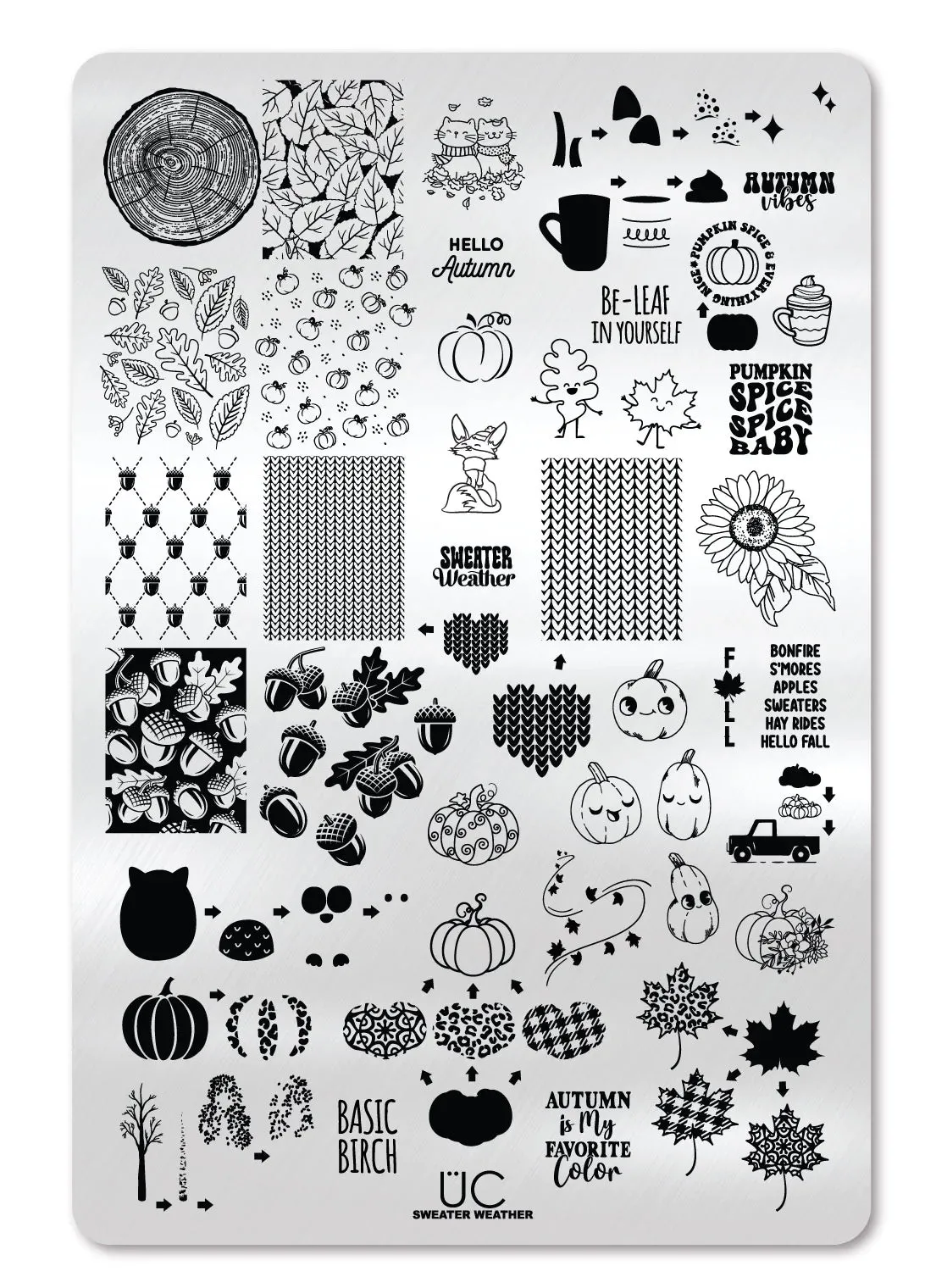 Sweater Weather - Stamping Plate