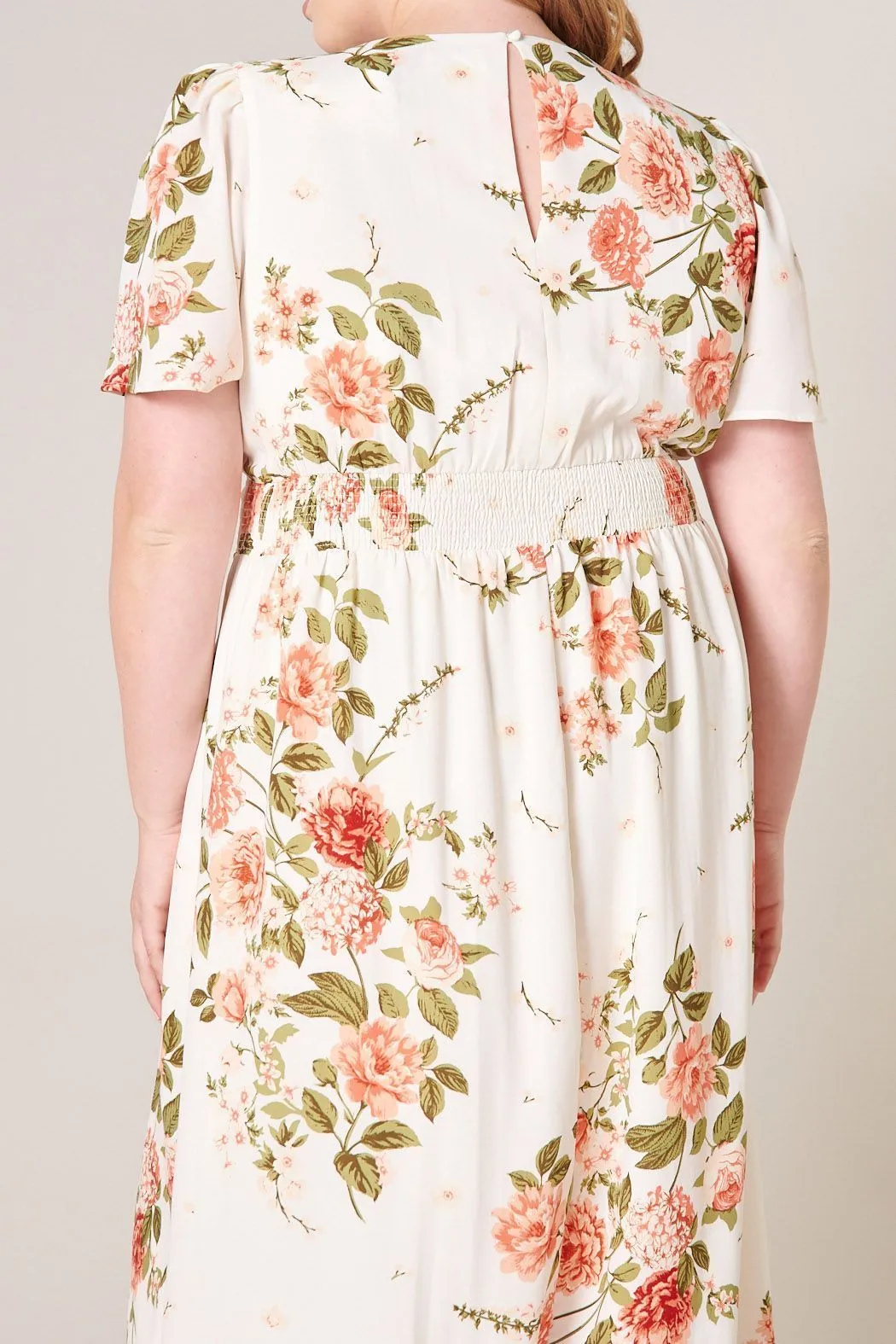 Sweet on You Bloom Midi Dress Curve