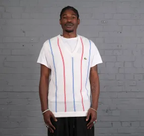 Vintage Lacoste Knitted Vest in White